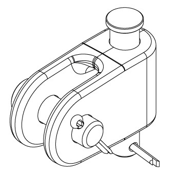 Catenary System Part with Overmolding